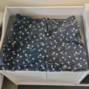 Lee Blue Mini Skort Casual Night Out